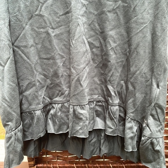 Betsy Johnson Strappy Short Sleeve Flounce Hem Top - Picture 10 of 17